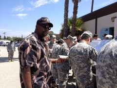 The Hero Rescue Fund helping serve the Vietnam Veterans of America, Chapter 785, a delicious BBQ Lunch in Costa Mesa, CA.